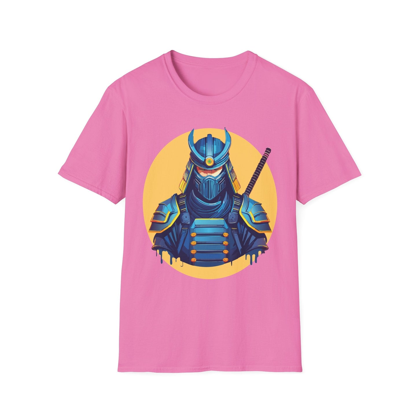 Samurai Shirt Unisex Softstyle T Shirt 100 Percent Ring Spun Cotton Tee For Everyday Comfort