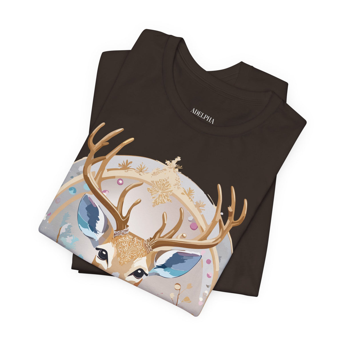 Medallion Graphic Unisex Cotton Bella+Canvas Tee with Art Design d78