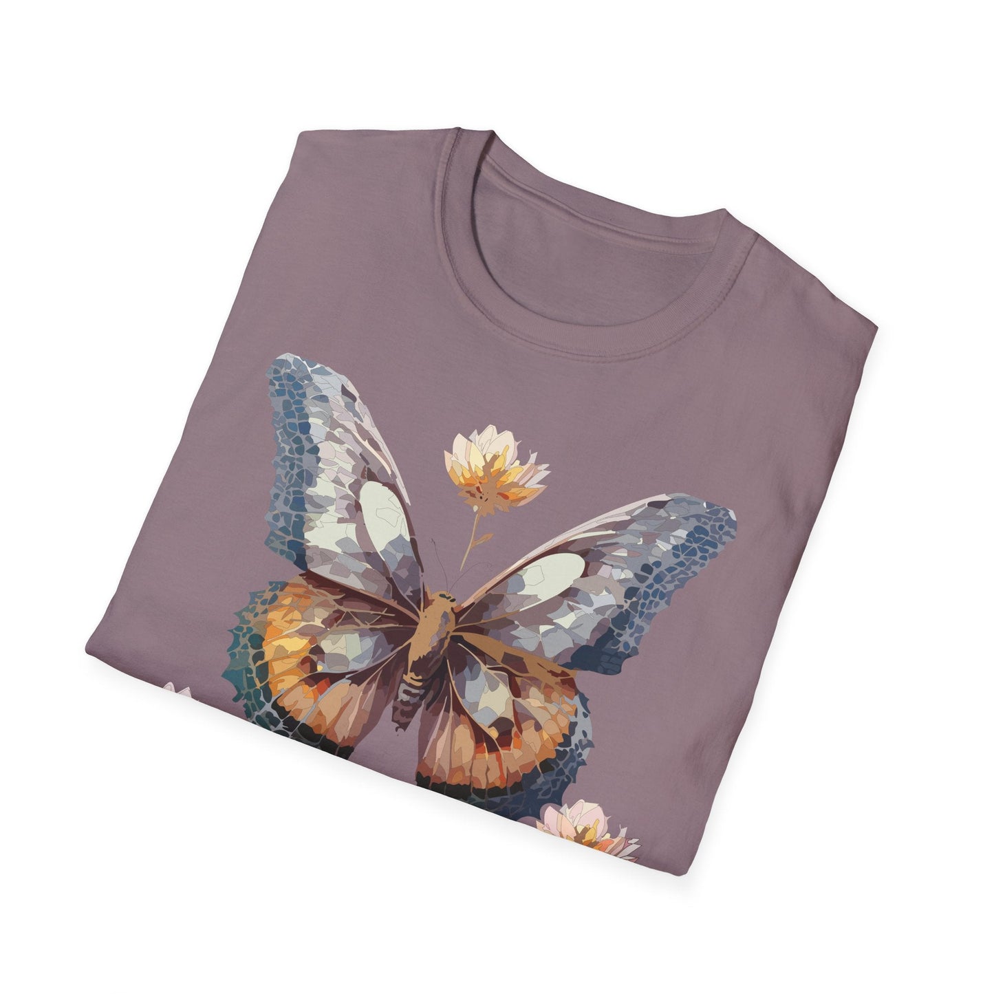 Butterfly Shirt Unisex Monarch Butterfly Tee Gildan Softstyle 64000 Ring Spun Cotton