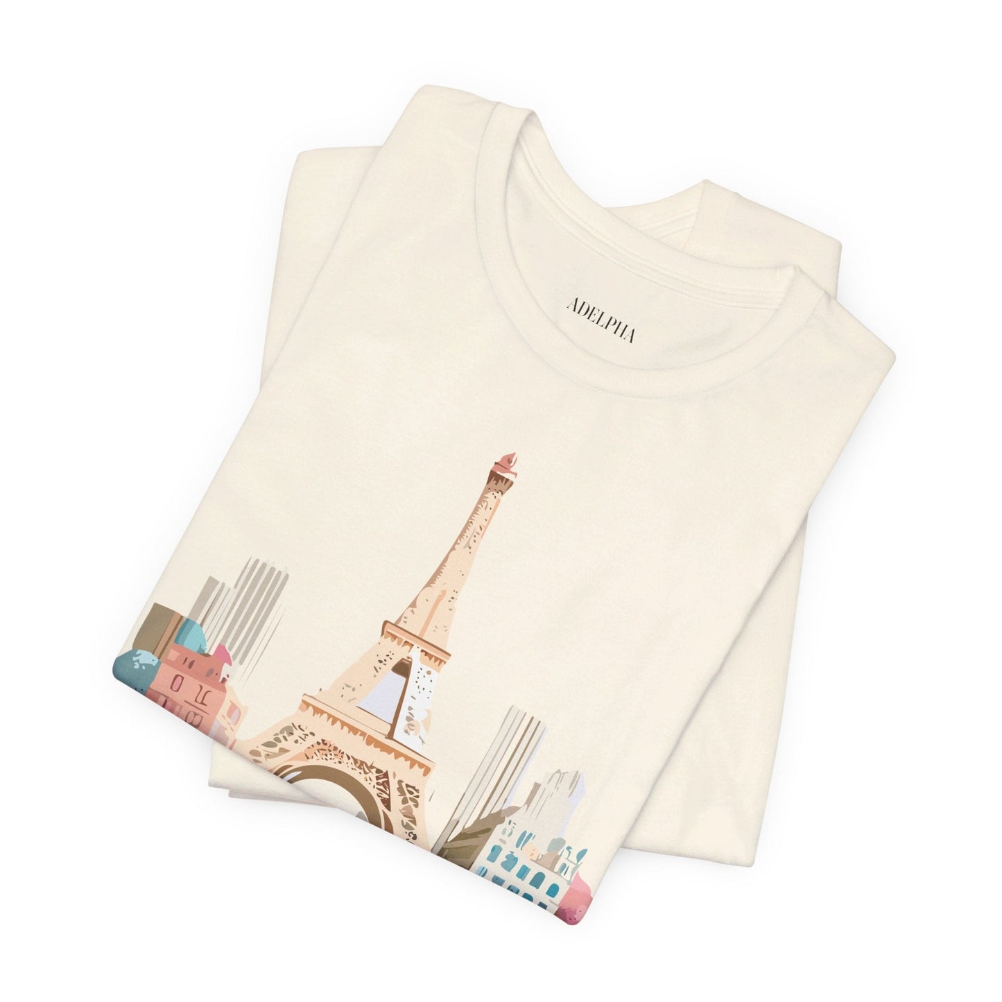 Paris Tourist Shirt Unisex Graphic Tee With Vintage Inspired Artwork Adelpha Art Design