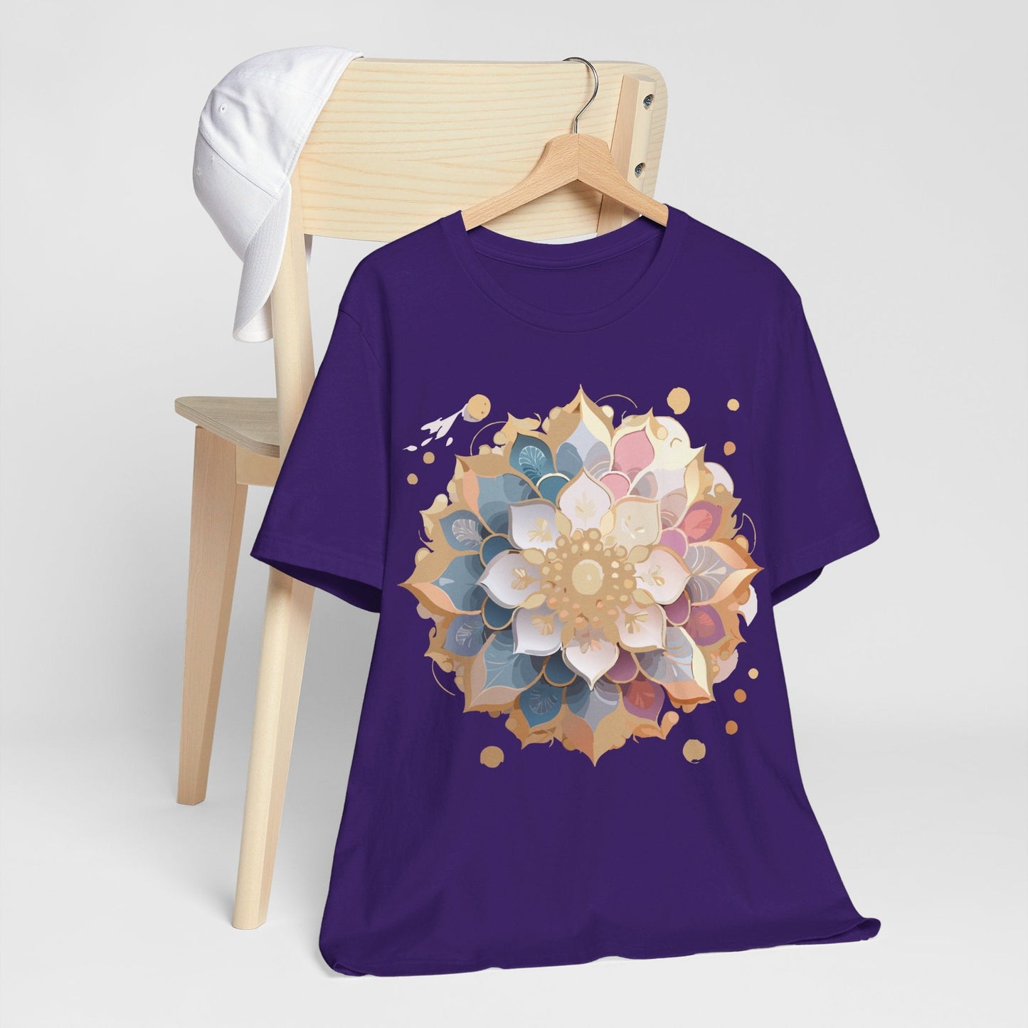 Mandala Graphic Tee Unisex Jersey Short Sleeve From Adelpha Vintage Inspired Artwork