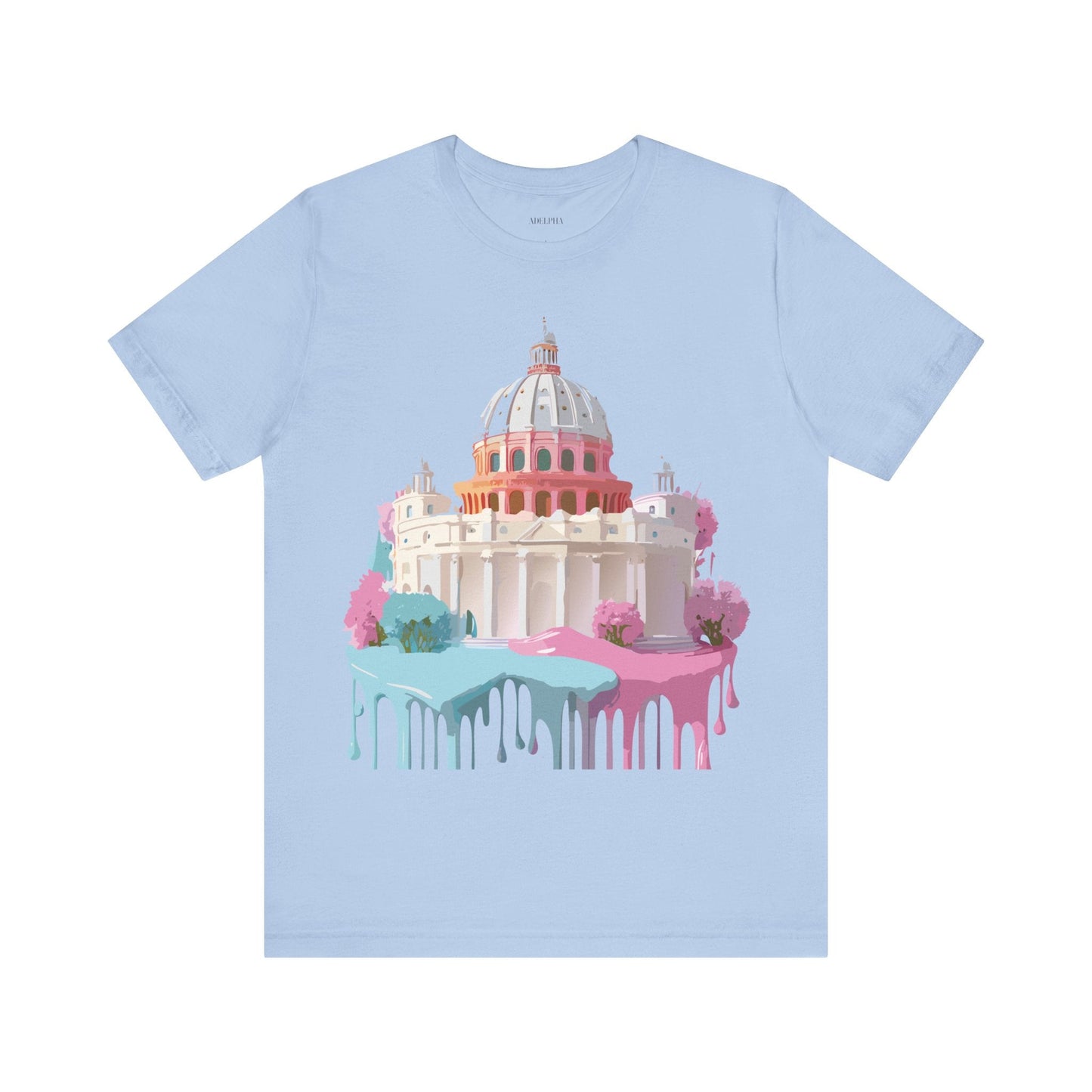 Adelpha Rome Tourist Shirt Unisex Graphic Tee With Vintage Art Design Comfortable Fit