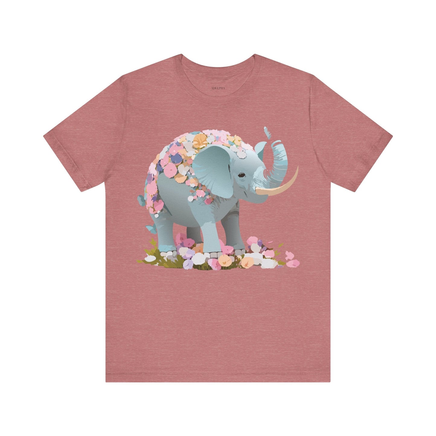 Elephant Graphic T Shirt From Adelpha Unisex Jersey Short Sleeve Vintage Inspired Art Design Tee