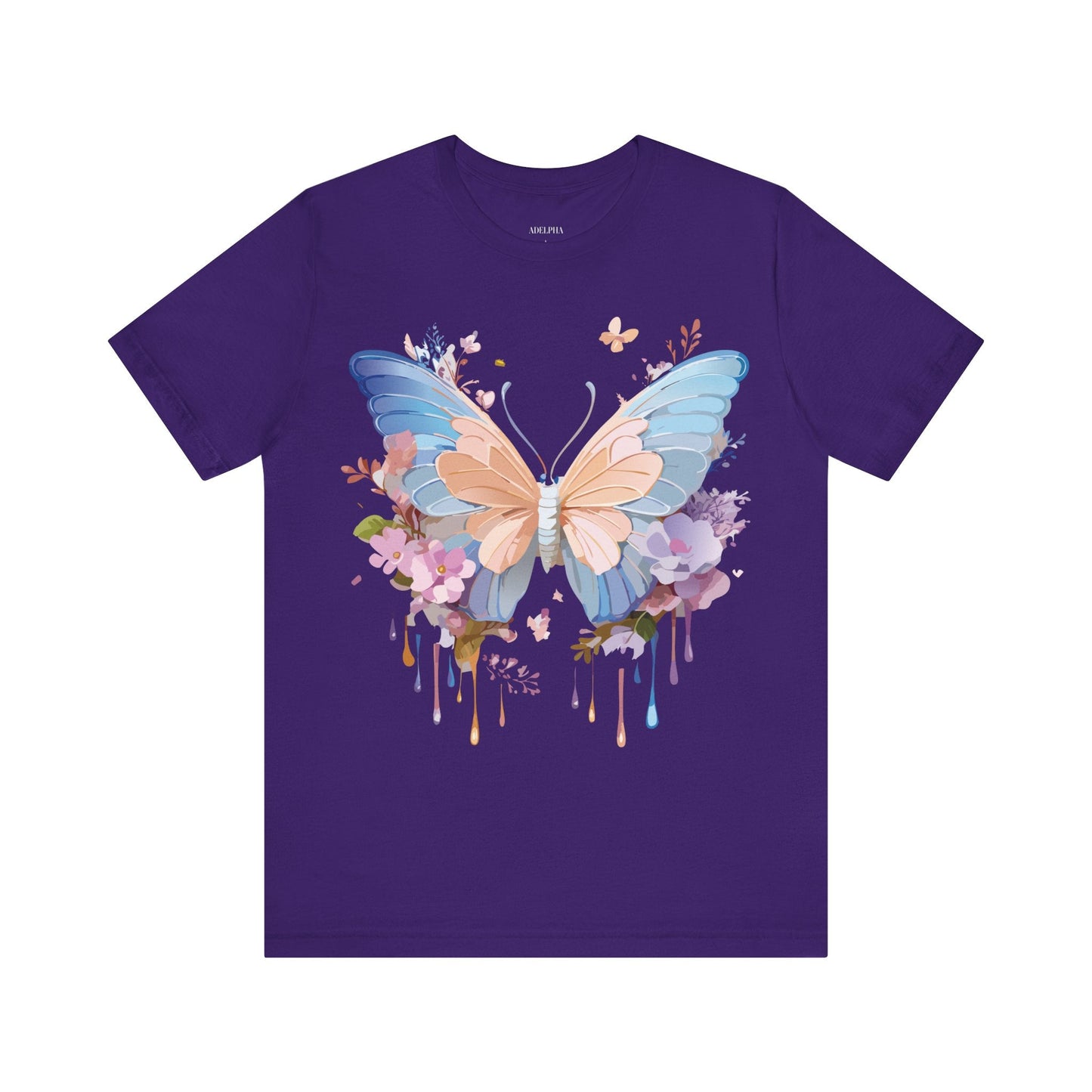Butterfly Graphic Tee By Adelpha Unisex Short Sleeve Shirt Art Design