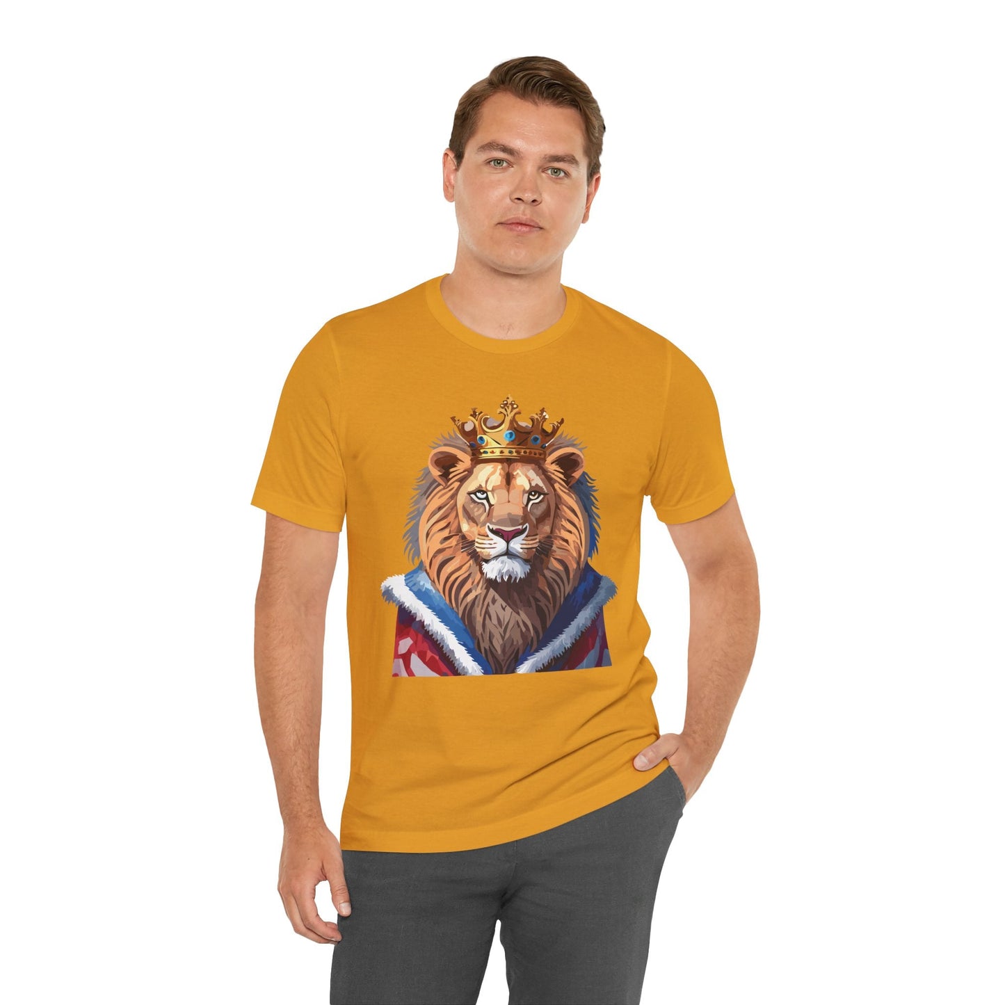 Unisex Animal T Shirt With Art Design Wild Animals Shirt Gildan Softstyle 64000 Cotton
