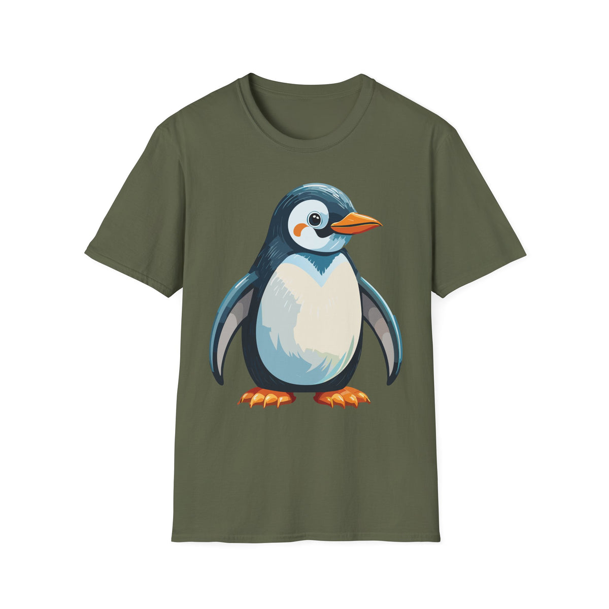 Cute Cartoon Penguin T-Shirt | Playful Penguin Illustration