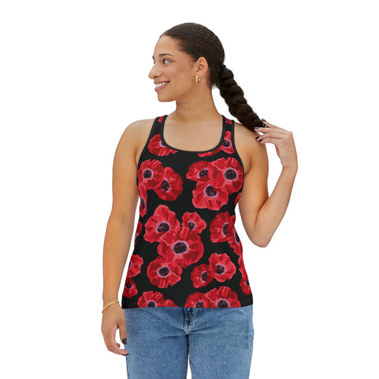 Camiseta de tirantes de verano con estampados florales