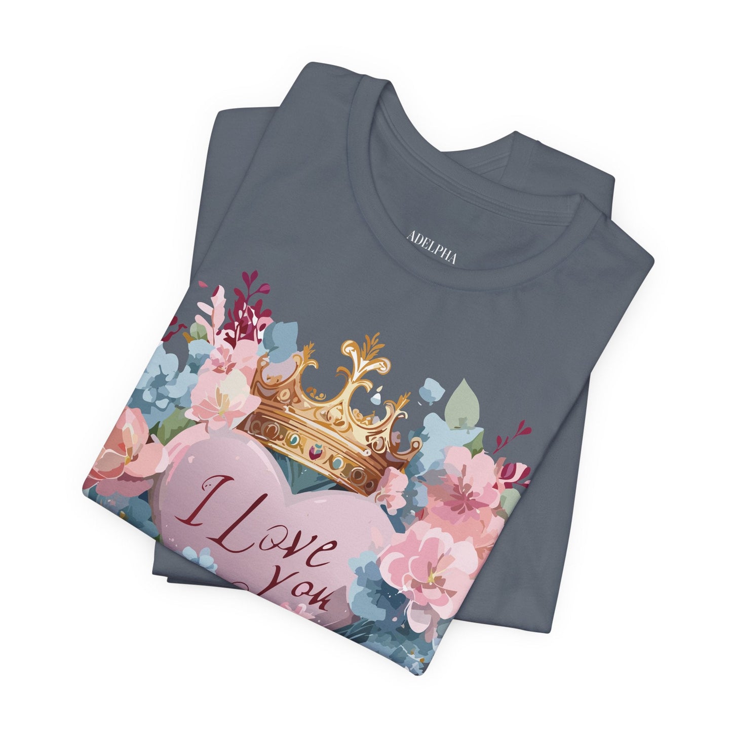 Valentine Graphic Tee Unisex Short Sleeve Jersey Shirt Adelpha Vintage Art Design