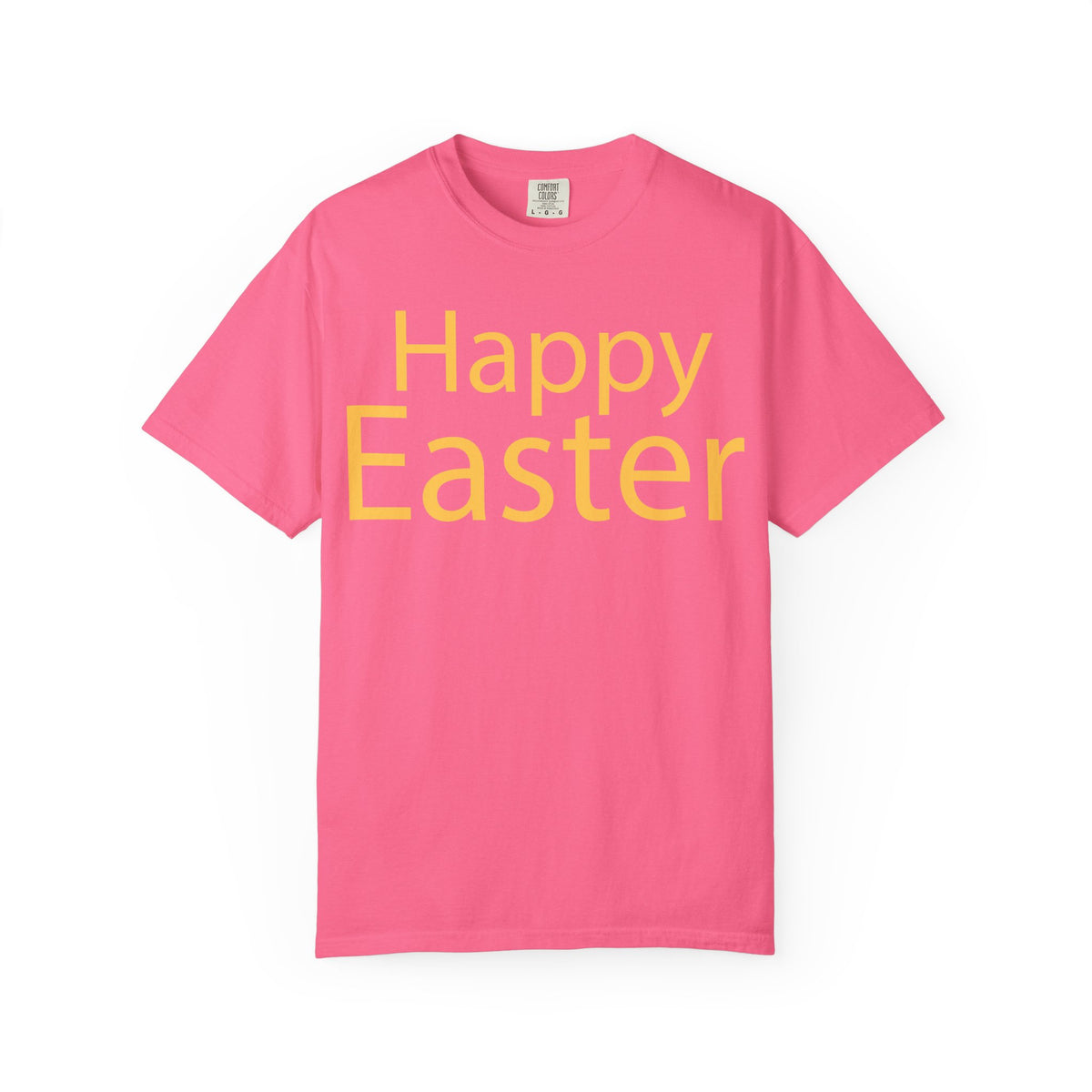 Happy Easter T-Shirt, Tee Shirt with Easter Signature, T Shirt with Easter Prints, Tee Shirt with Easter Design