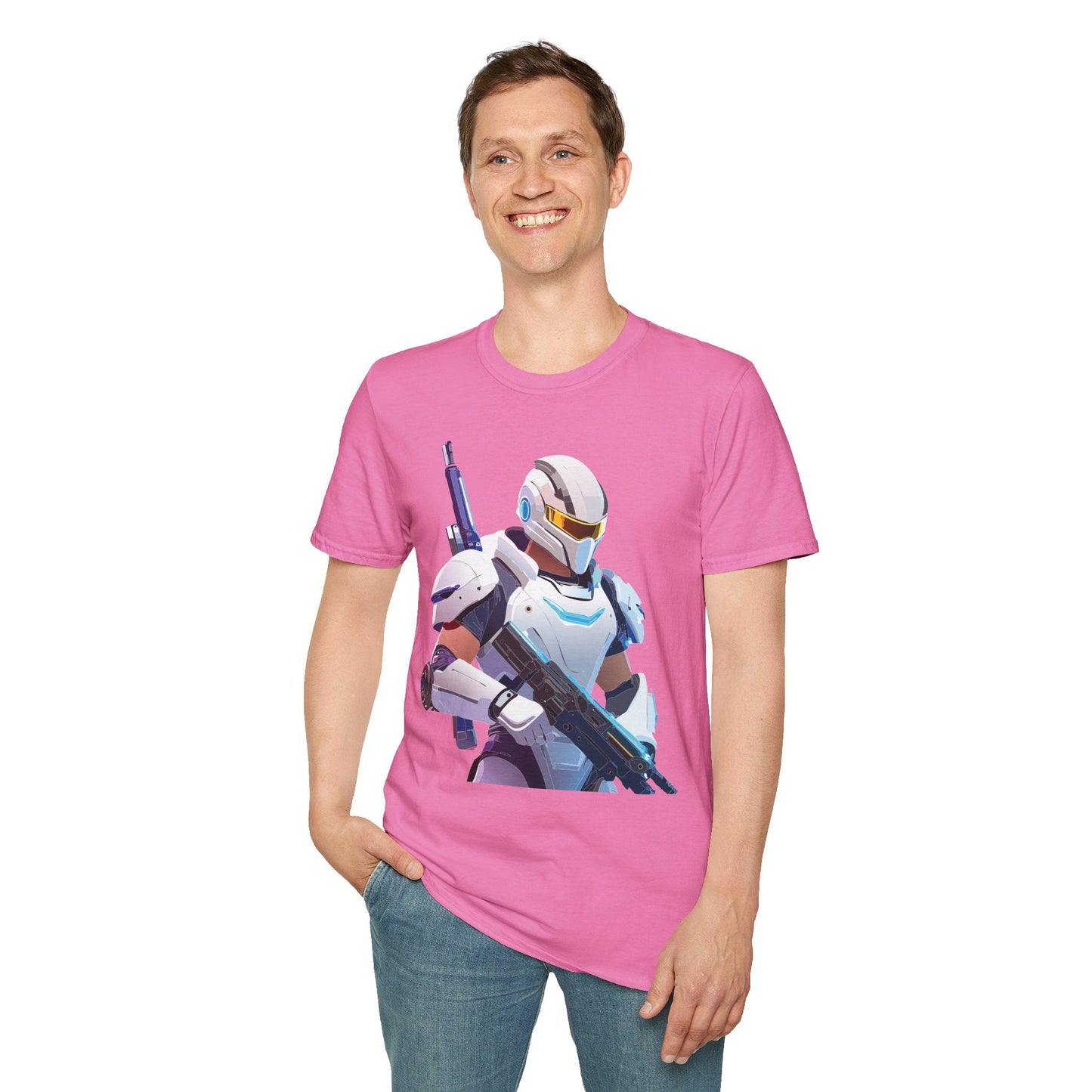 Robocop T Shirt Unisex Softstyle 64000 Gildan 100 Percent Ring Spun Cotton Graphic Tee
