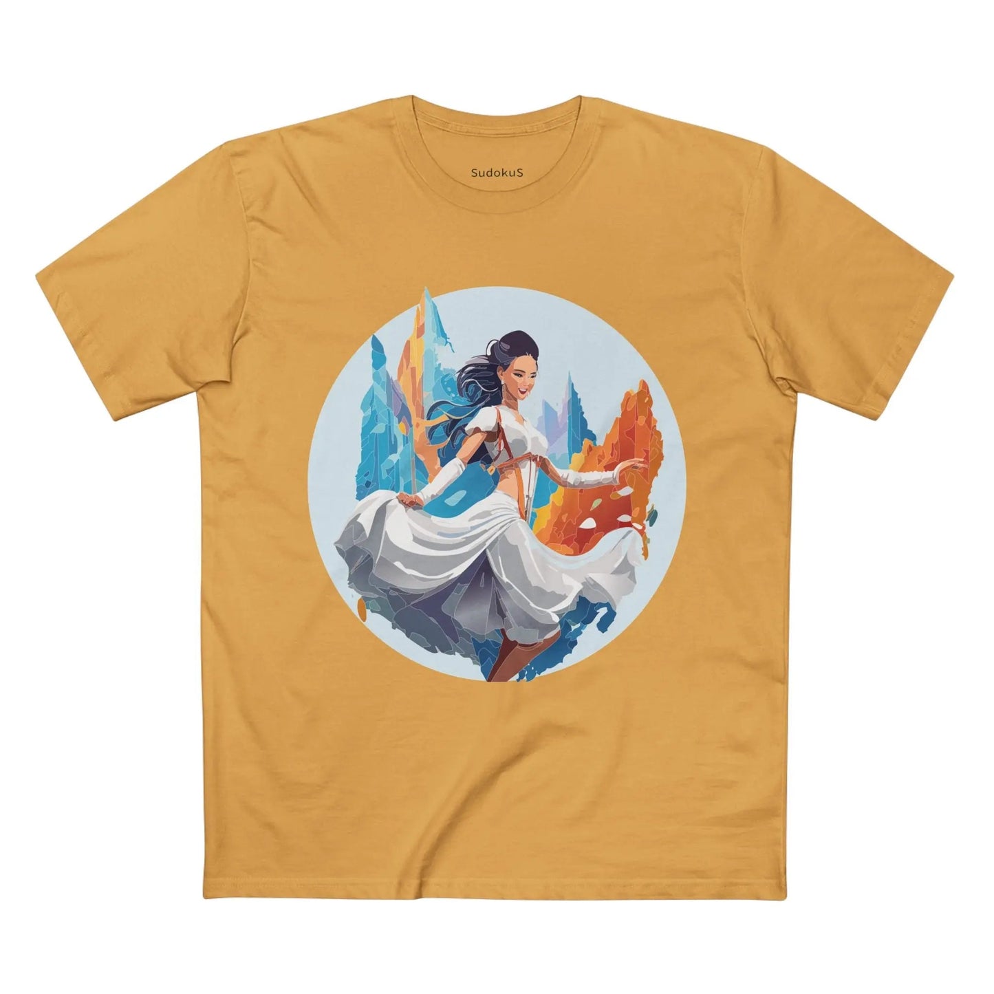 Dancer Graphic Unisex 100 Cotton Staple Tee 14