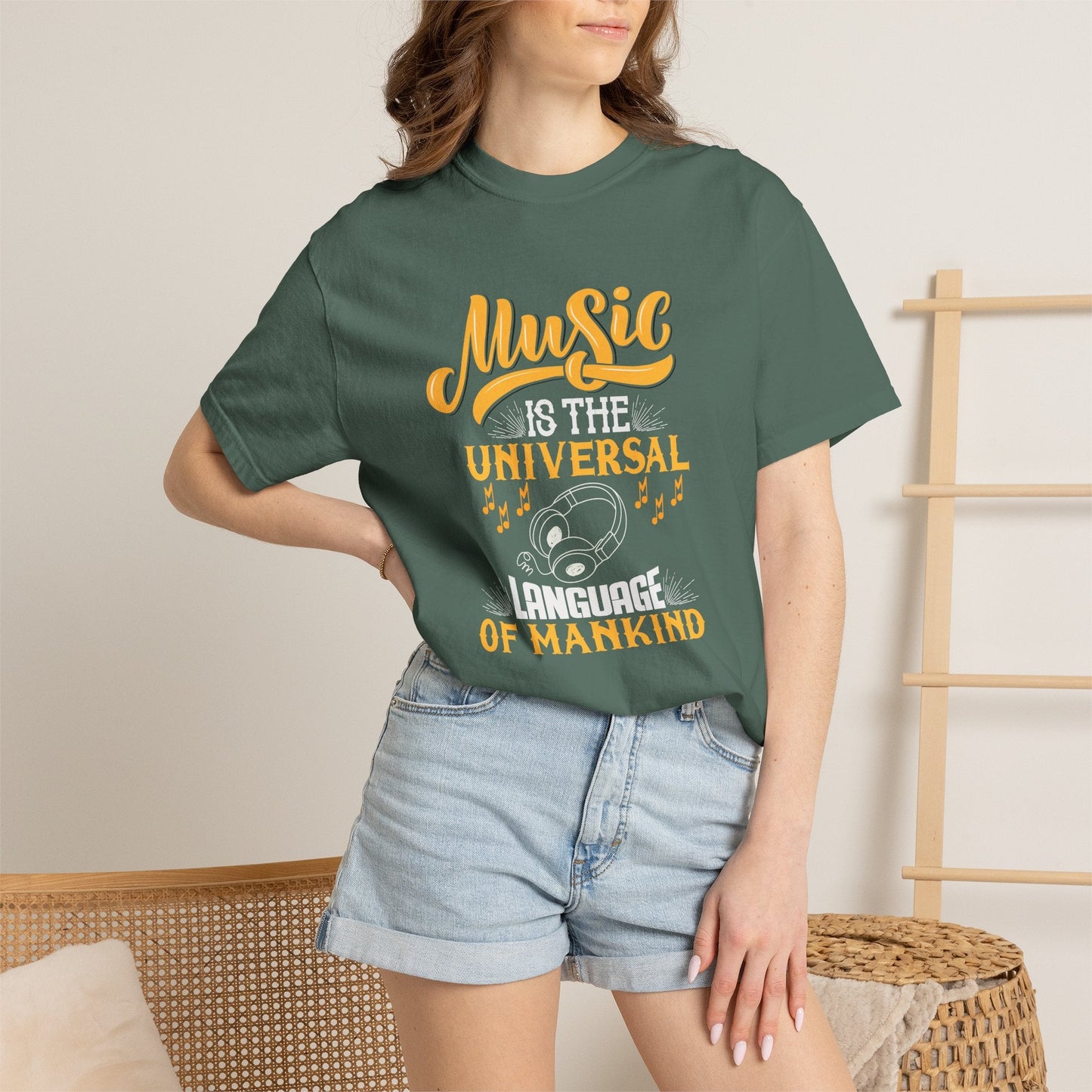 Music Graphic Design Unisex Cotton T-shirt 063