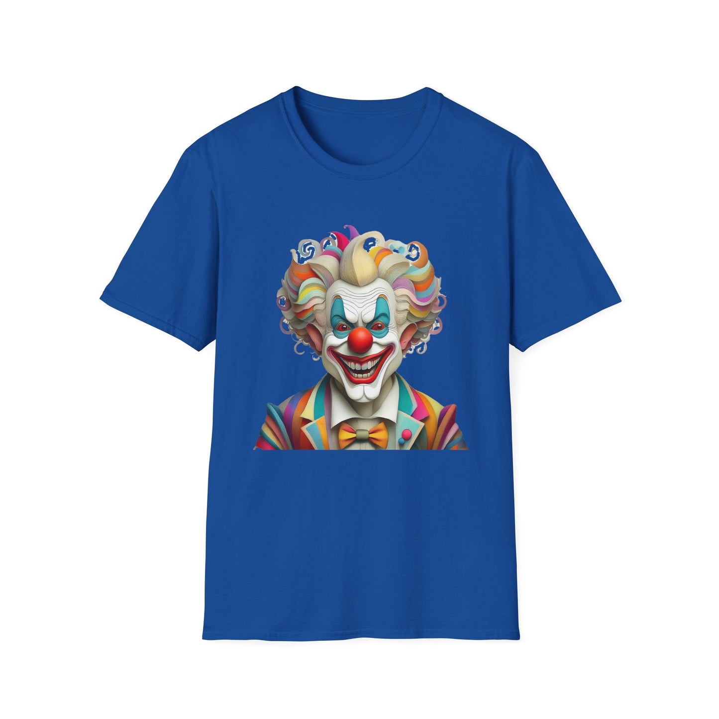 Clown Shirt Unisex T Shirt With Funny Man Circus Motif And Scary Man Design Graphic Print