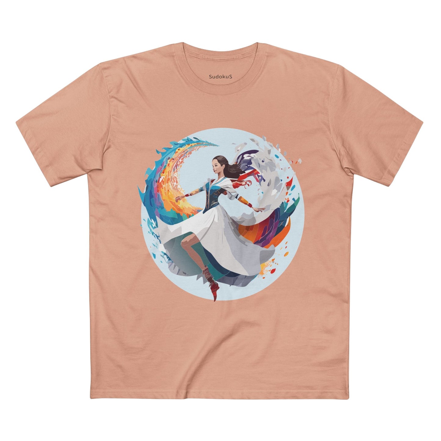 Dancer Graphic Unisex 100 Cotton Staple Tee 18