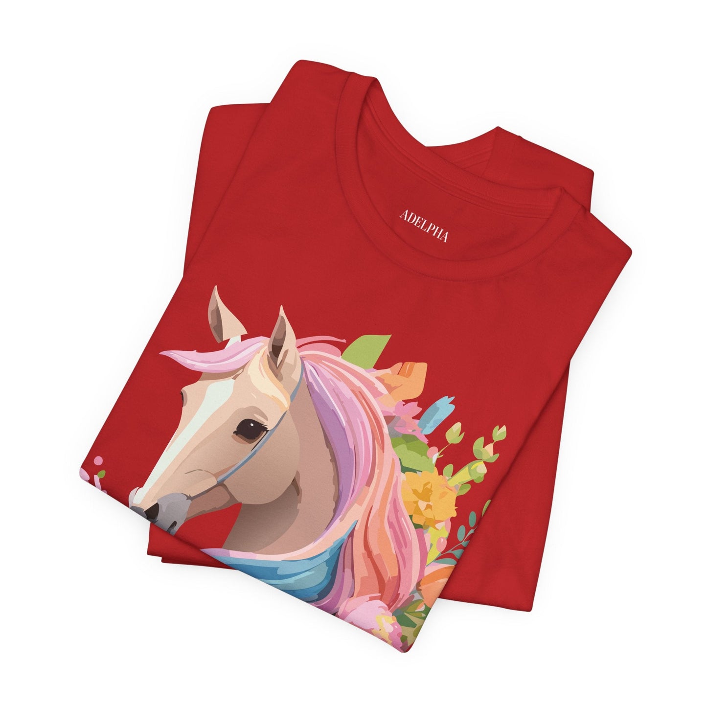 Horse Graphic Unisex 100 Cotton Vintage Animal Art T-Shirt 2