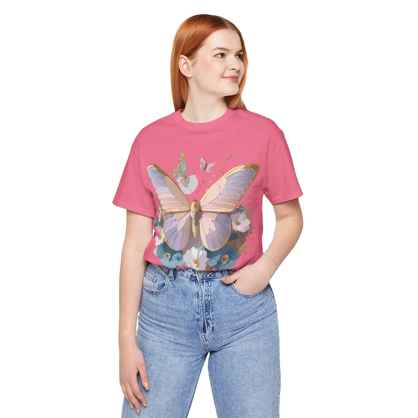 Adelpha Graphic Butterfly Shirt Unisex Jersey Short Sleeve Tee