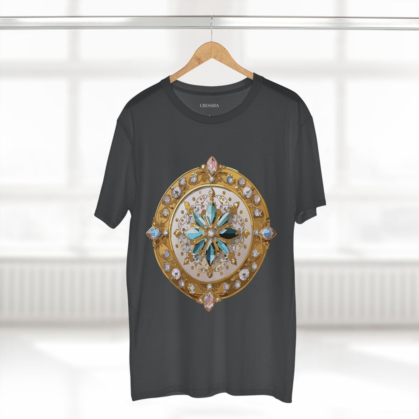 Medallion Graphic T-Shirt Unisex 100 Cotton With Gold Art Design Medal Tee 10