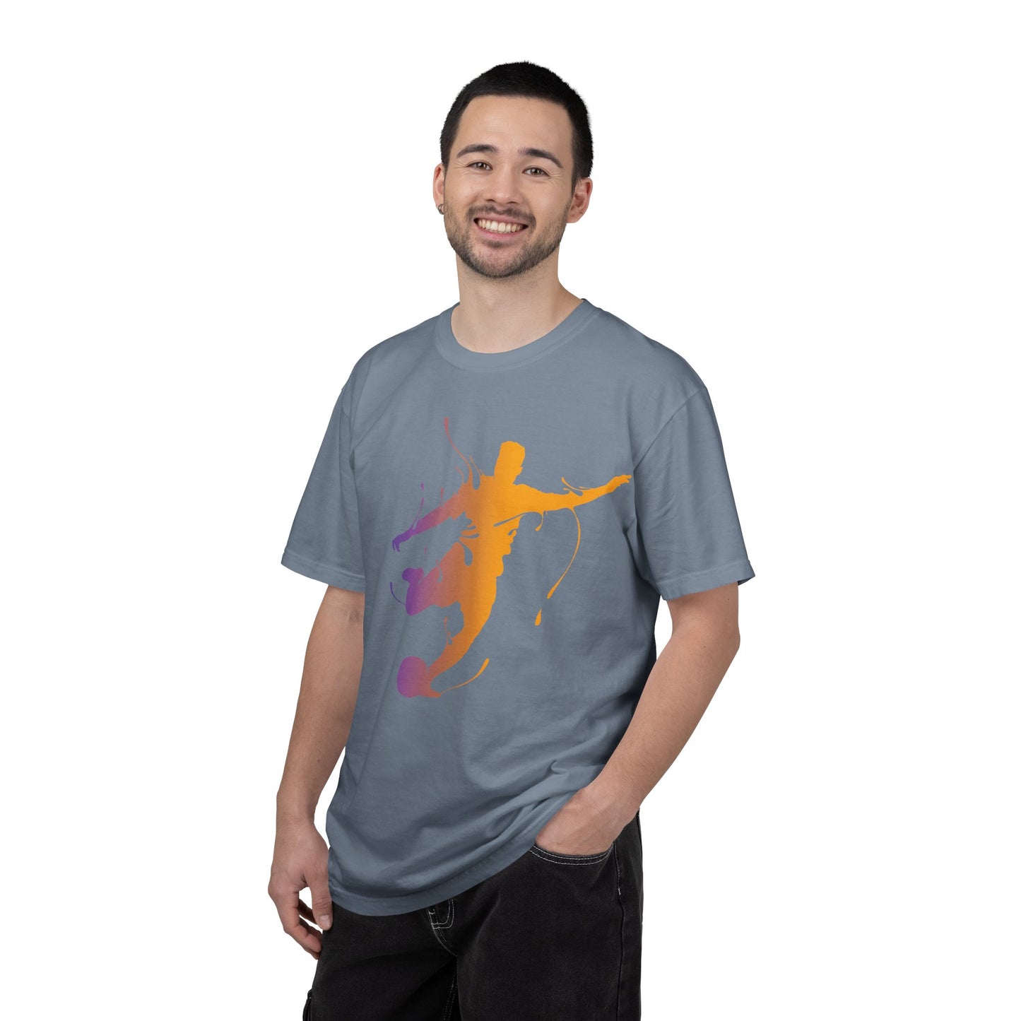 Sports Graphic Unisex T-Shirt Garment Dyed Cotton Relaxed Fit Comfort Colors 11