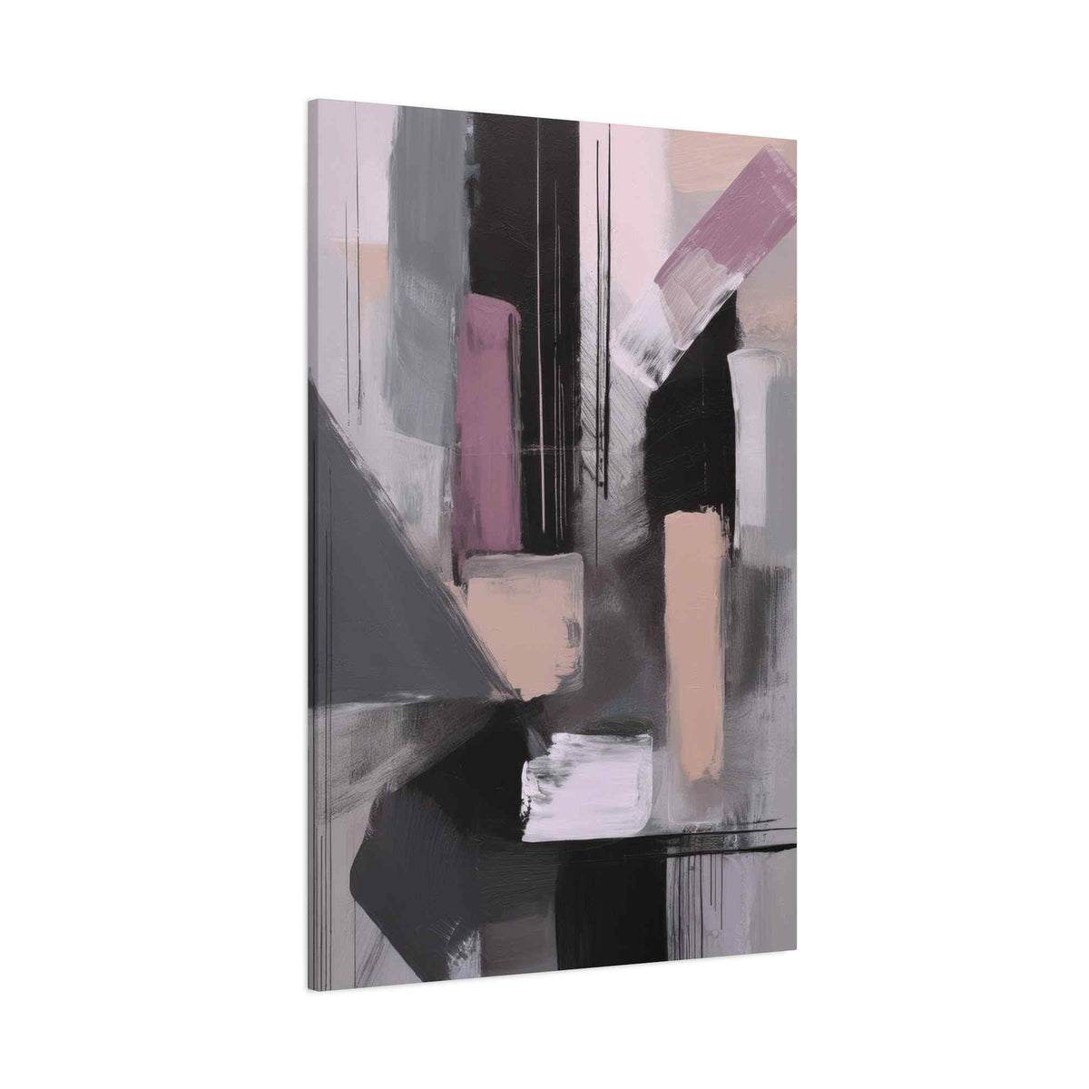 Abstract Geometric Painting Print Canvas 20x24,20x30,24x30 24x32,24x36,30x40 32x48,36x48,40x60 Pine-Wood Inner Frame ABS-47