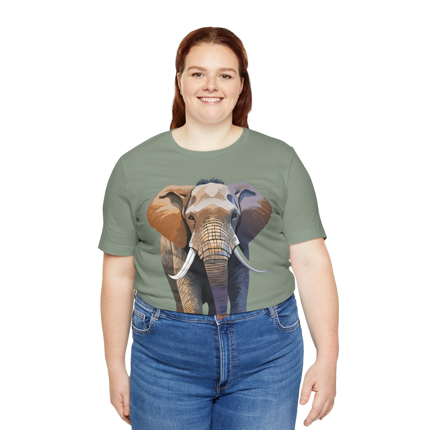Unisex Animal Art Design Tee Shirt With Wildlife Animals Short Sleeve Everyday Comfort
