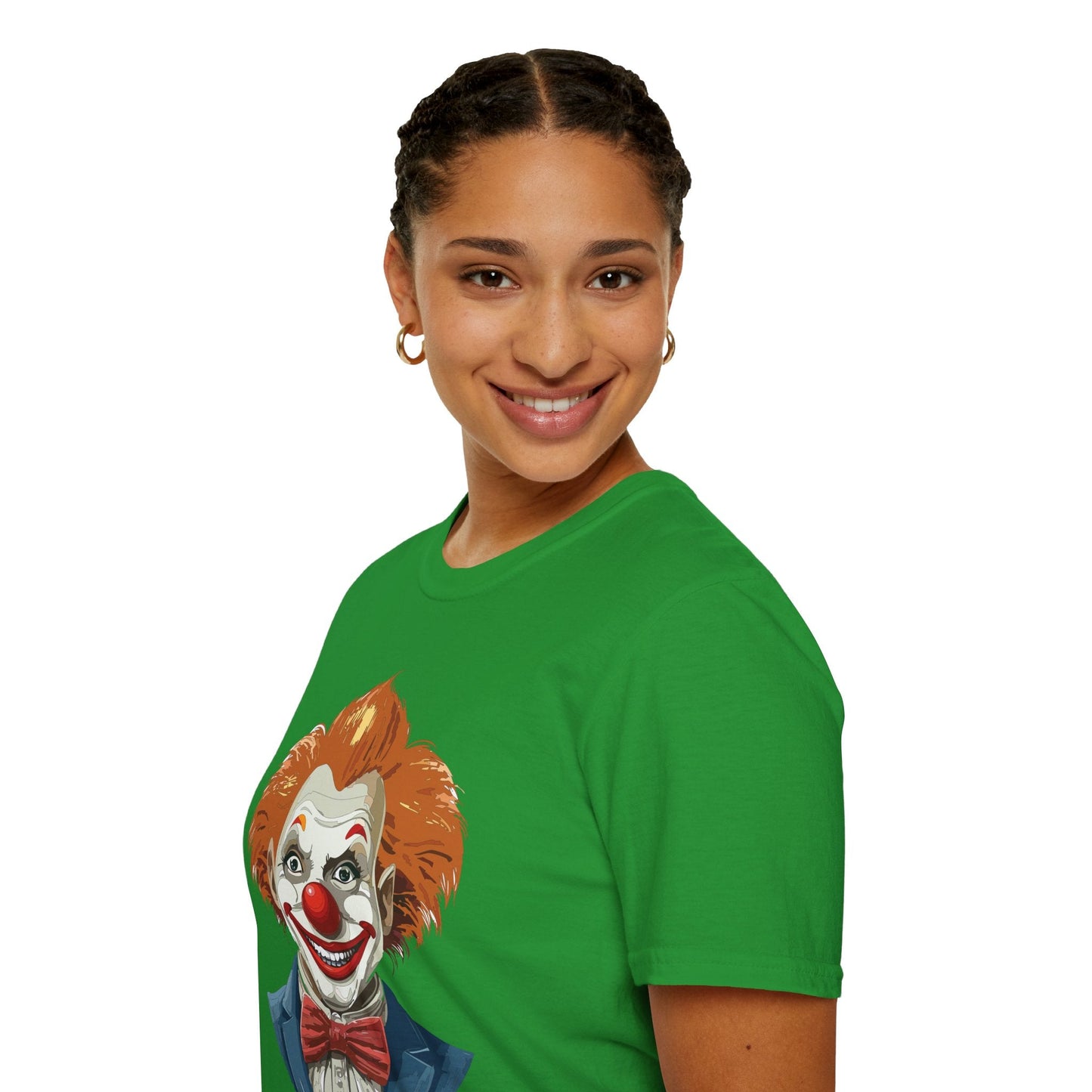 Clown Shirt Unisex Funny Man Circus Tee Softstyle Gildan 64000 Short Sleeve Shirt Premium
