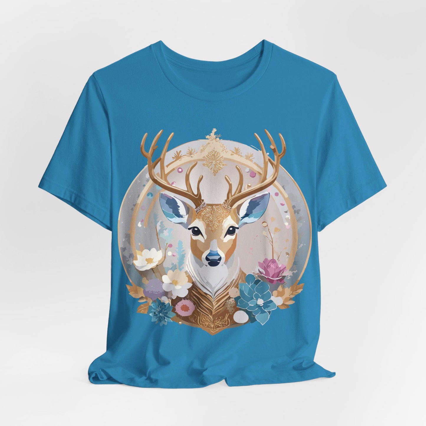 Adelpha Medallion Graphic Tee Unisex Short Sleeve Jersey Shirt Premium Vintage Inspired Artwork