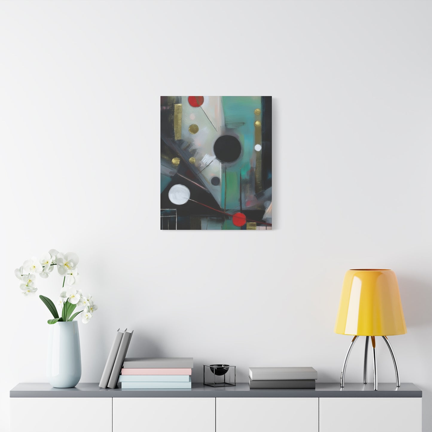 Abstract Oil Painting Print Canvas 20x24,20x30,24x30 24x32,24x36,30x40 32x48,36x48,40x60 Pine-Wood Inner Frame ABS-158