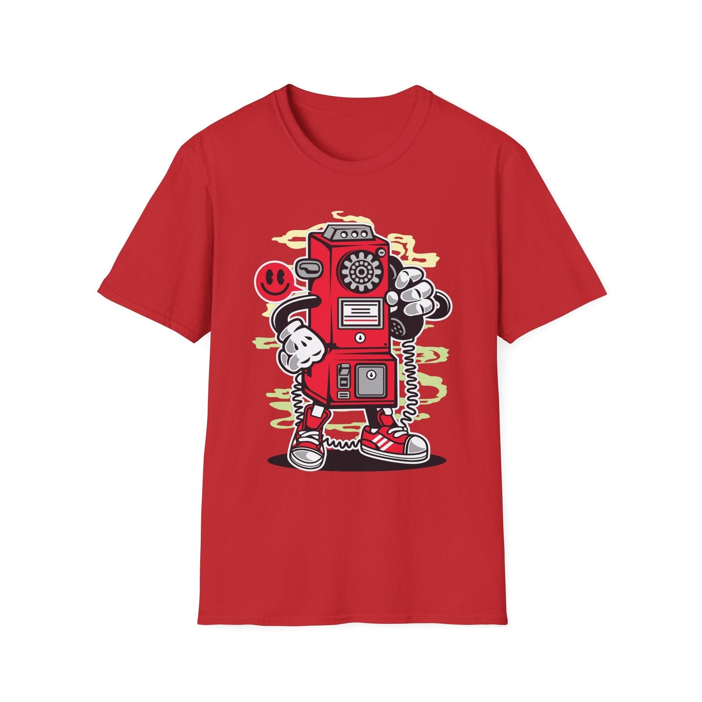 Cartoon T Shirt Animation T Shirt Funny Graphic Tee Softstyle 64000 Unisex Short Sleeve