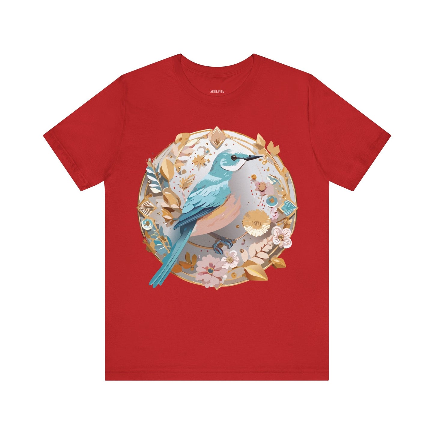 Adelpha Graphic T Shirt Unisex Jersey Short Sleeve Medallion Artwork Vintage Inspired Tee