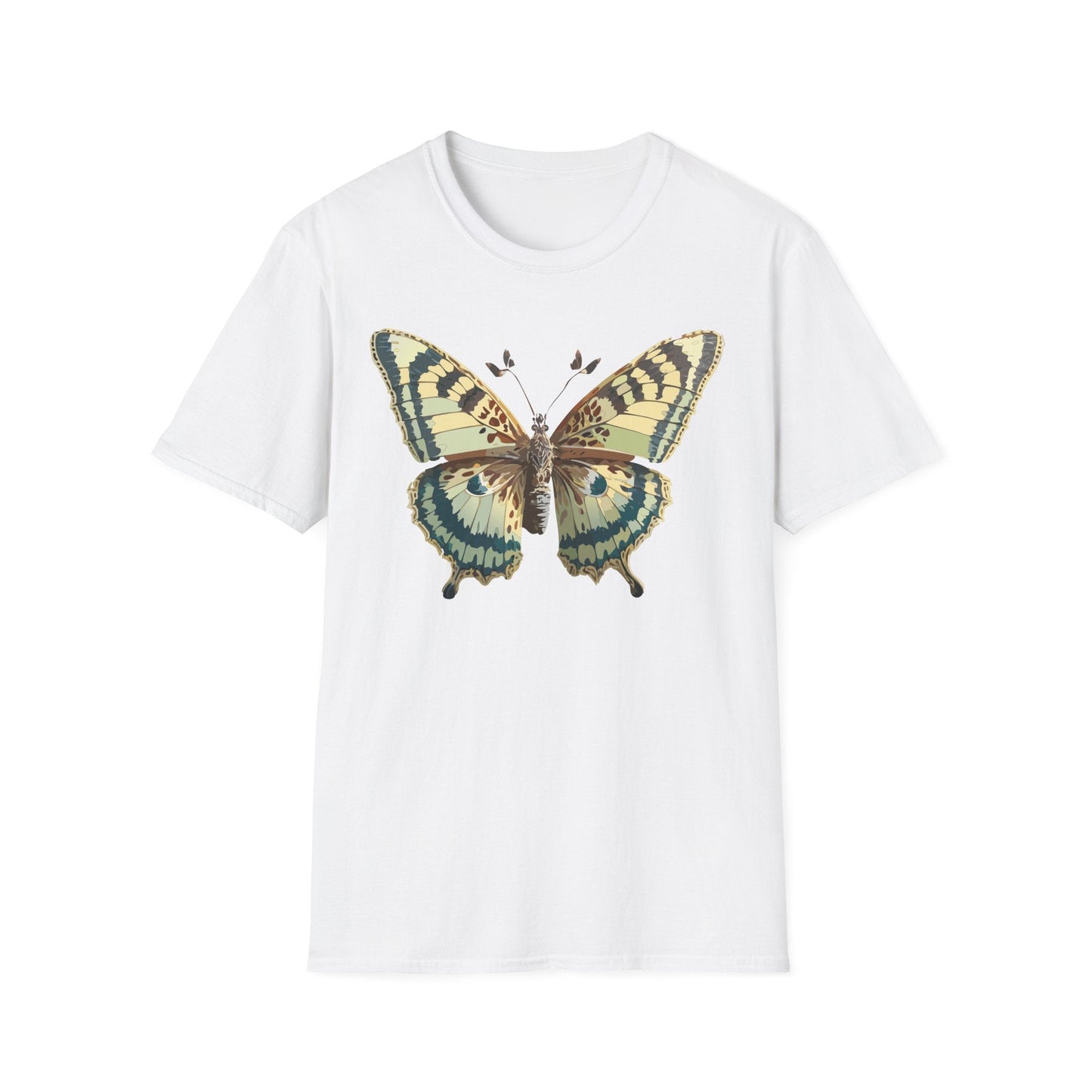 Butterfly Shirt Unisex T Shirt Monarch Butterfly Print Softstyle Gildan 64000 Tee