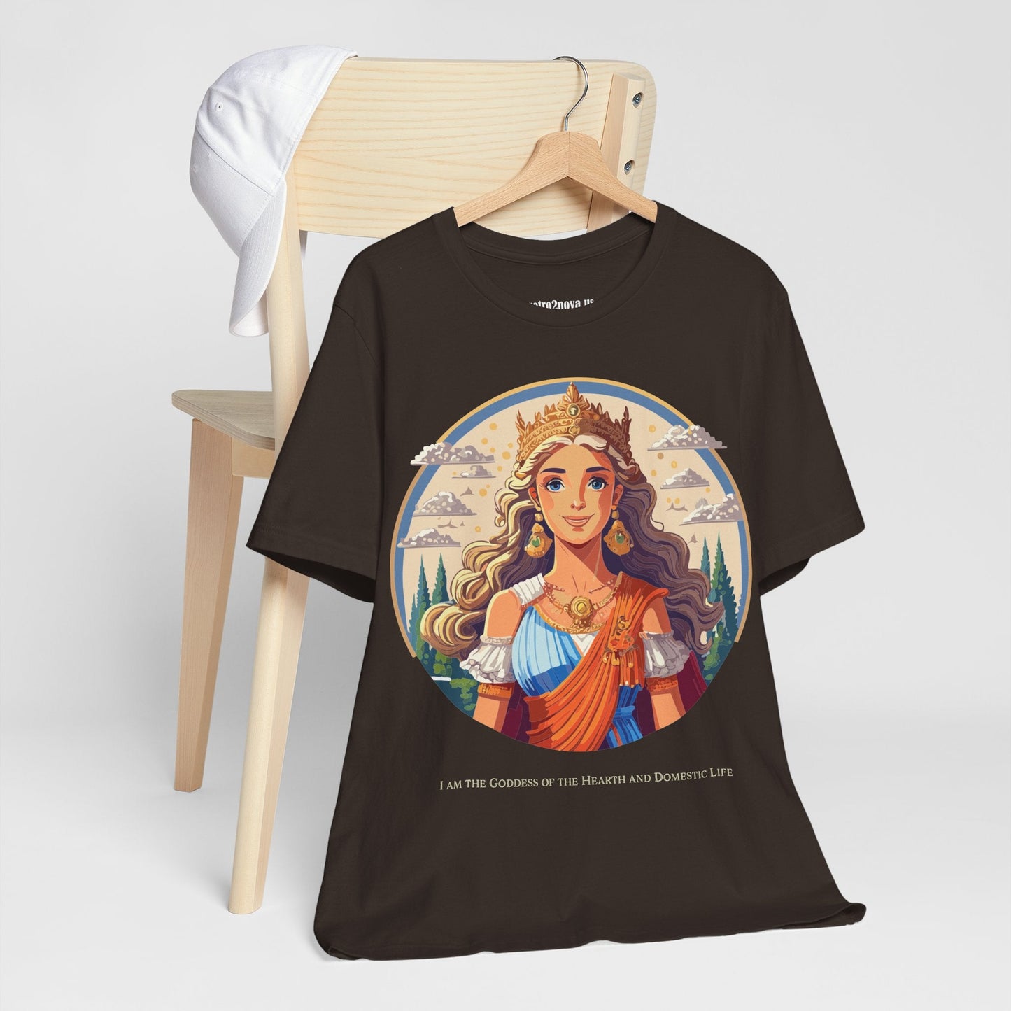 Goddess Shirt Graphic Cotton T Shirt Unisex Short Sleeve Original Art By Retro2Nova