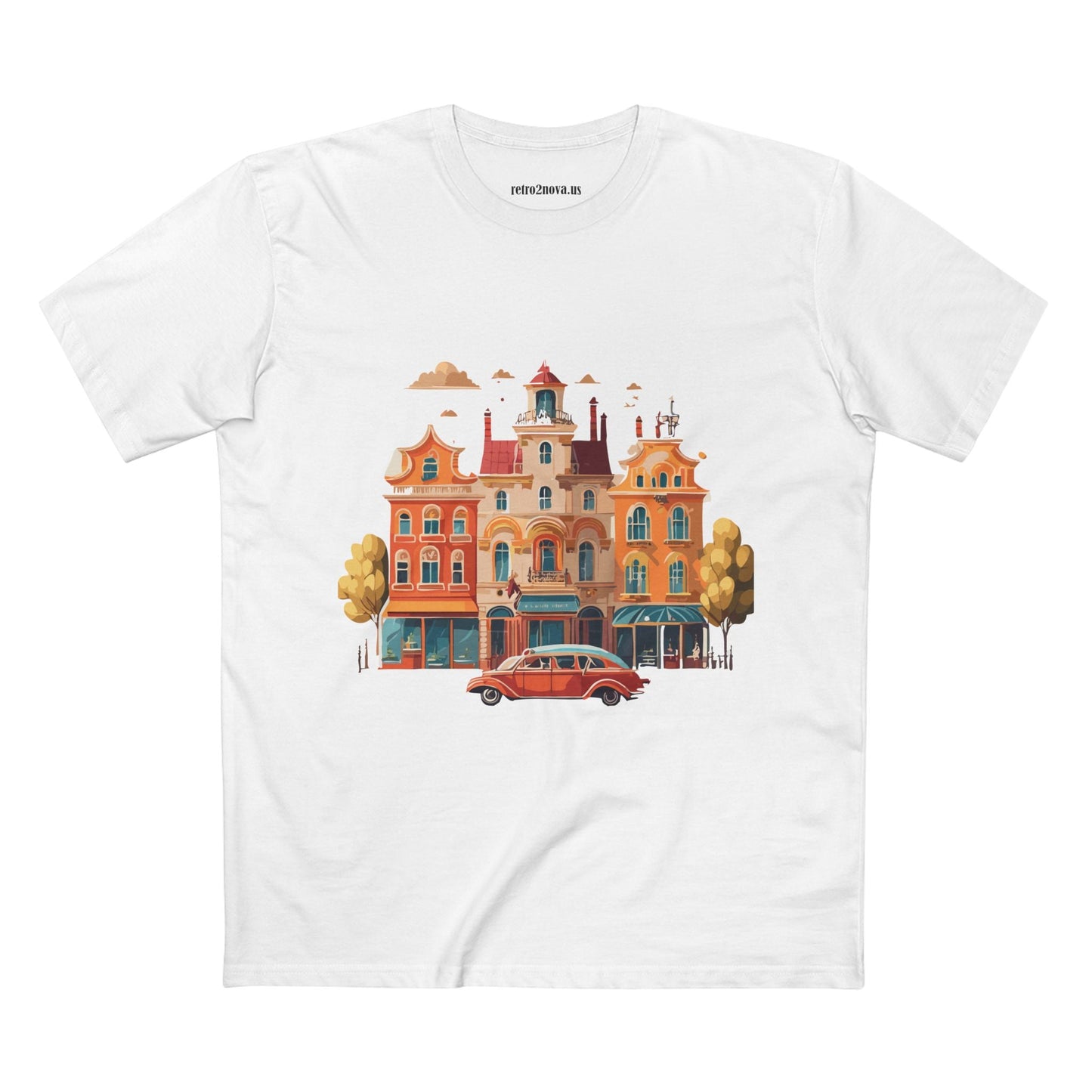 Retro Car Shirts Vintage Car Shirts RC22 Unisex Premium Cotton Tee With Original Art Design