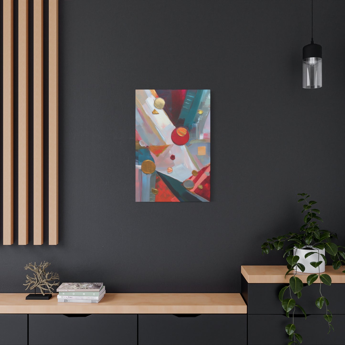 Abstract Oil Painting Print Canvas 20x24,20x30,24x30 24x32,24x36,30x40 32x48,36x48,40x60 Pine-Wood Inner Frame ABS-168