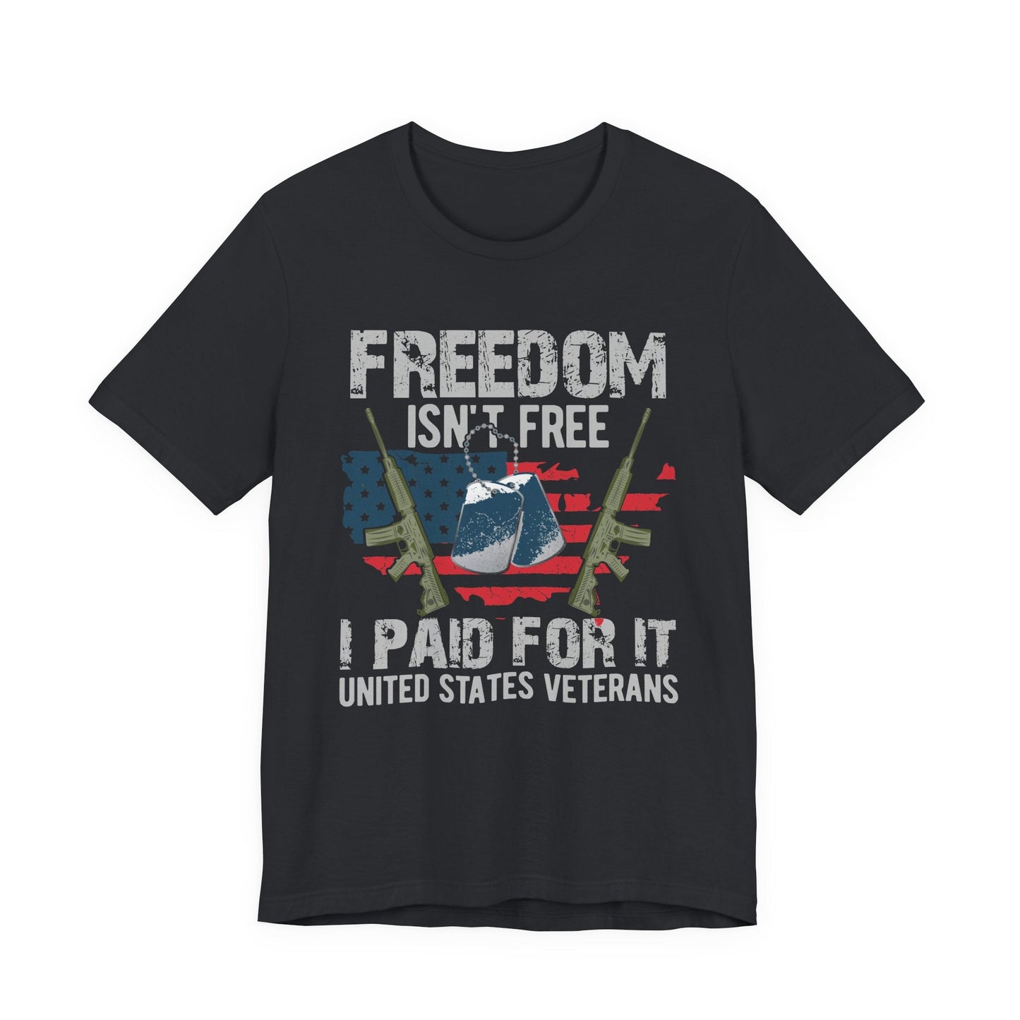 Army Veteran Patriotic Graphic Design Unisex Cotton T-Shirt v20