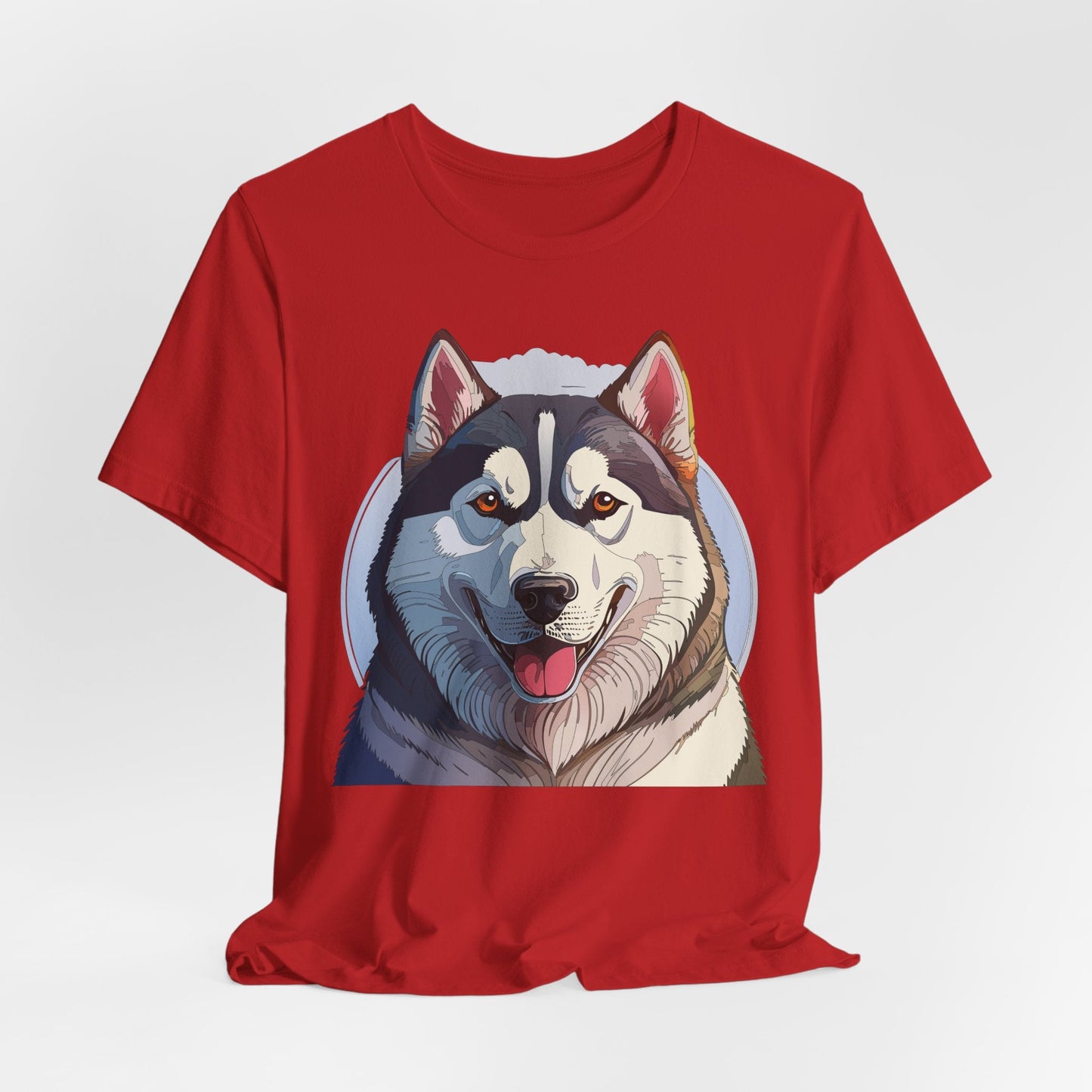 Unisex Animal Shirt Art Design Tee With Wild Animals Graphic Print Short Sleeve Style