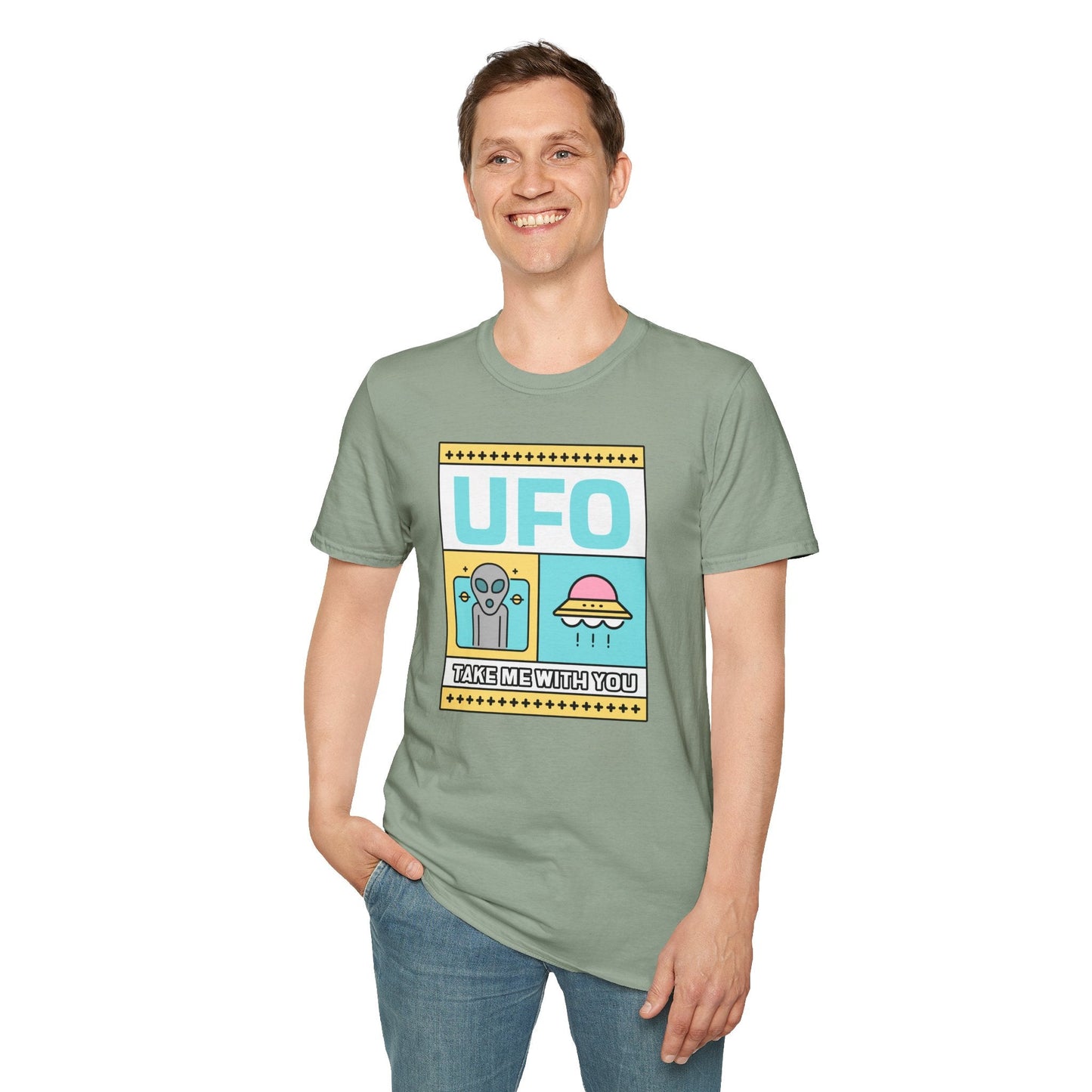 UFO Take Me With You Graphic TShirt