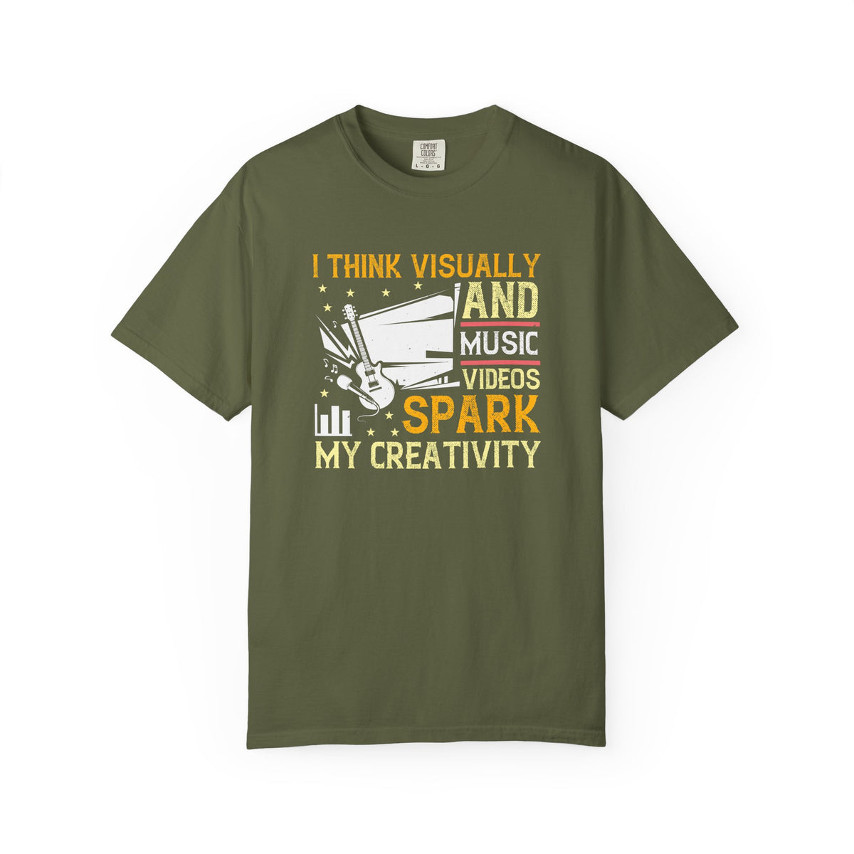 Music Graphic Unisex Heavy Cotton Art Designed T-Shirt m14