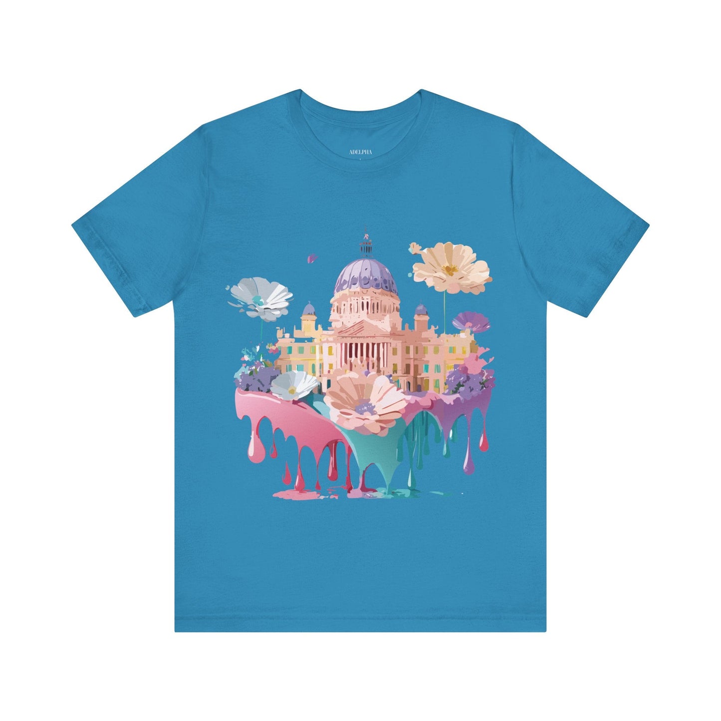 Madrid Tourist Shirt Graphic Tee Unisex Vintage Inspired Art Design Adelpha Brand