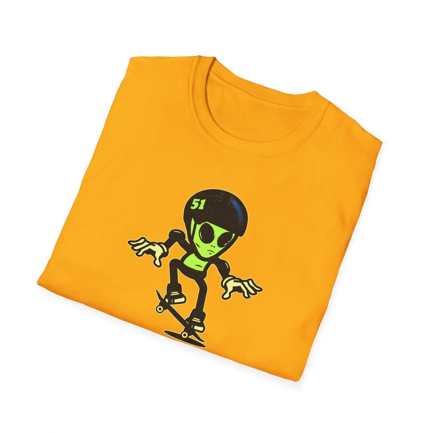 Alien Skateboard Space Invaders Shirt