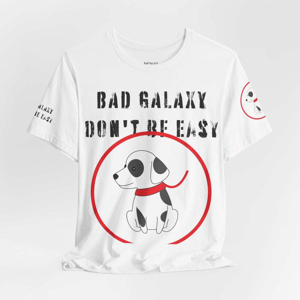 Funny Dog Graphic Unisex Cotton Bella+Canvas Tee with Art Design b87