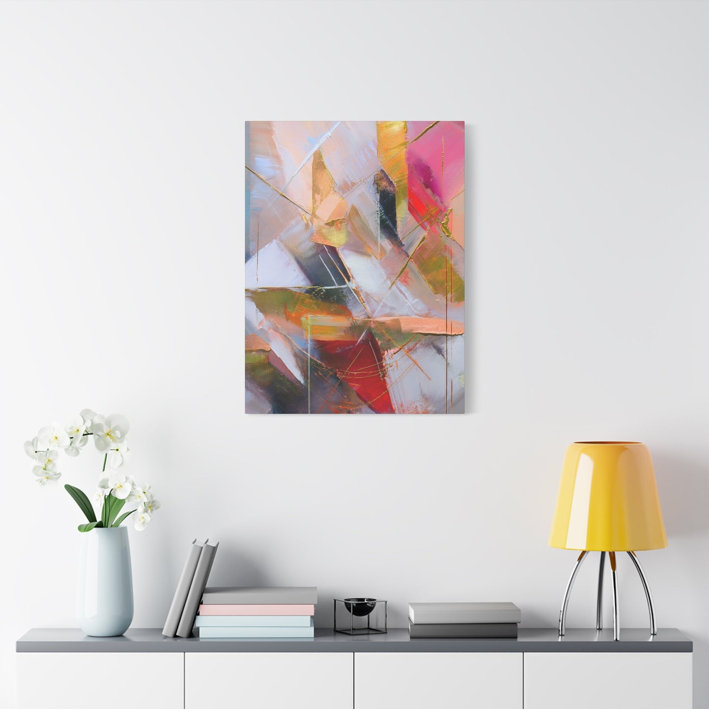 Abstract Oil Painting Print Canvas 20x24,20x30,24x30 24x32,24x36,30x40 32x48,36x48,40x60 Pine-Wood Inner Frame ABS-179
