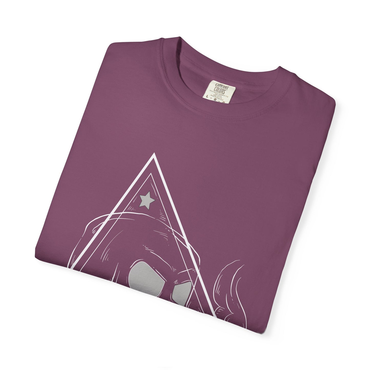 Camiseta unisex de algodón con calavera 