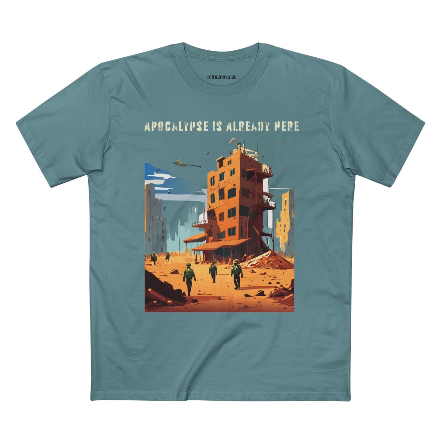 Cataclysm Doomsday Shirt Unisex Premium Cotton Tee With Original Art By Retro2Nova
