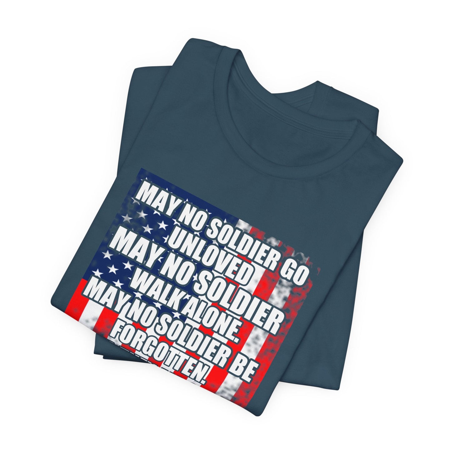 Army Veteran Patriotic Graphic Design Unisex Cotton T-Shirt v49