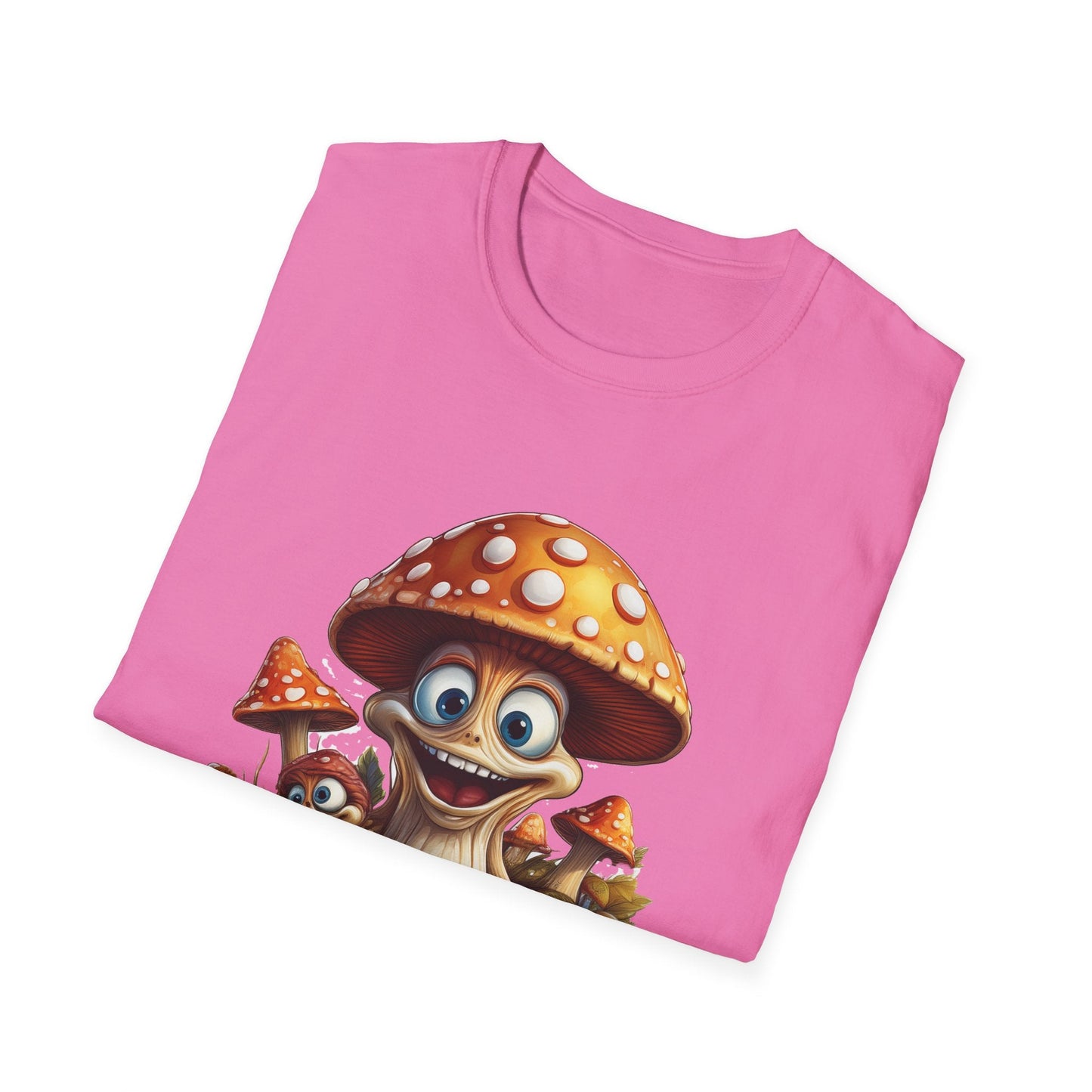 Mashroom Tee Shirt Unisex Softstyle 64000 Comfortable Mushroom Shirt With Funny Fungus Design