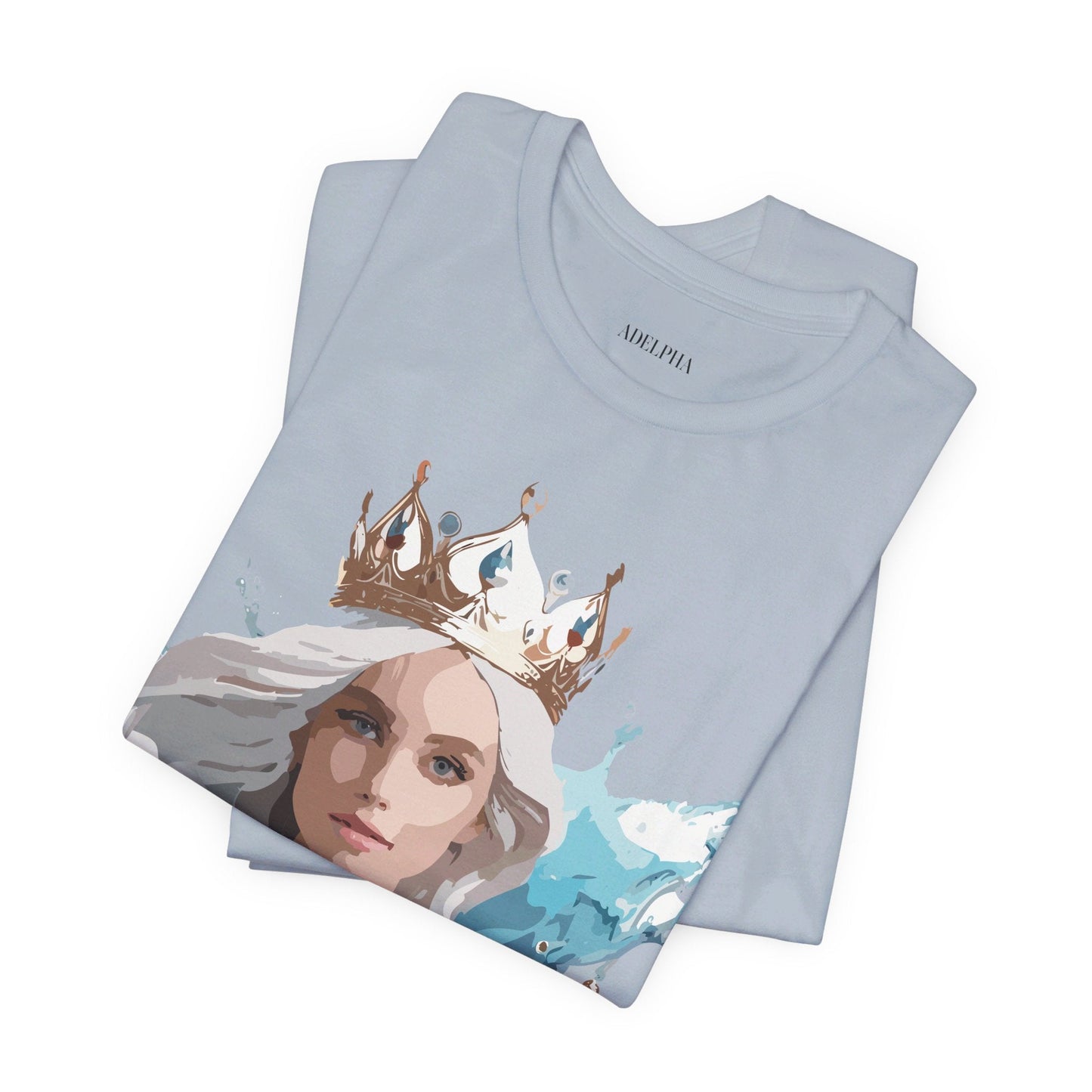 Queen Graphic T Shirt By Adelpha Unisex Jersey Short Sleeve Vintage Inspired Art Tee
