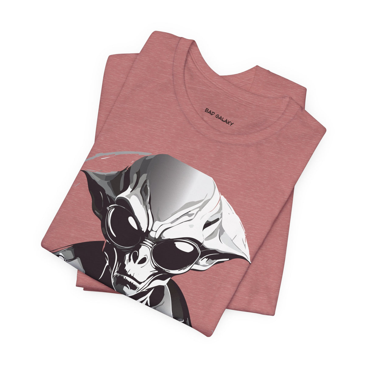 Alien Graphic Unisex Cotton Bella+Canvas Tee with Art Design b76