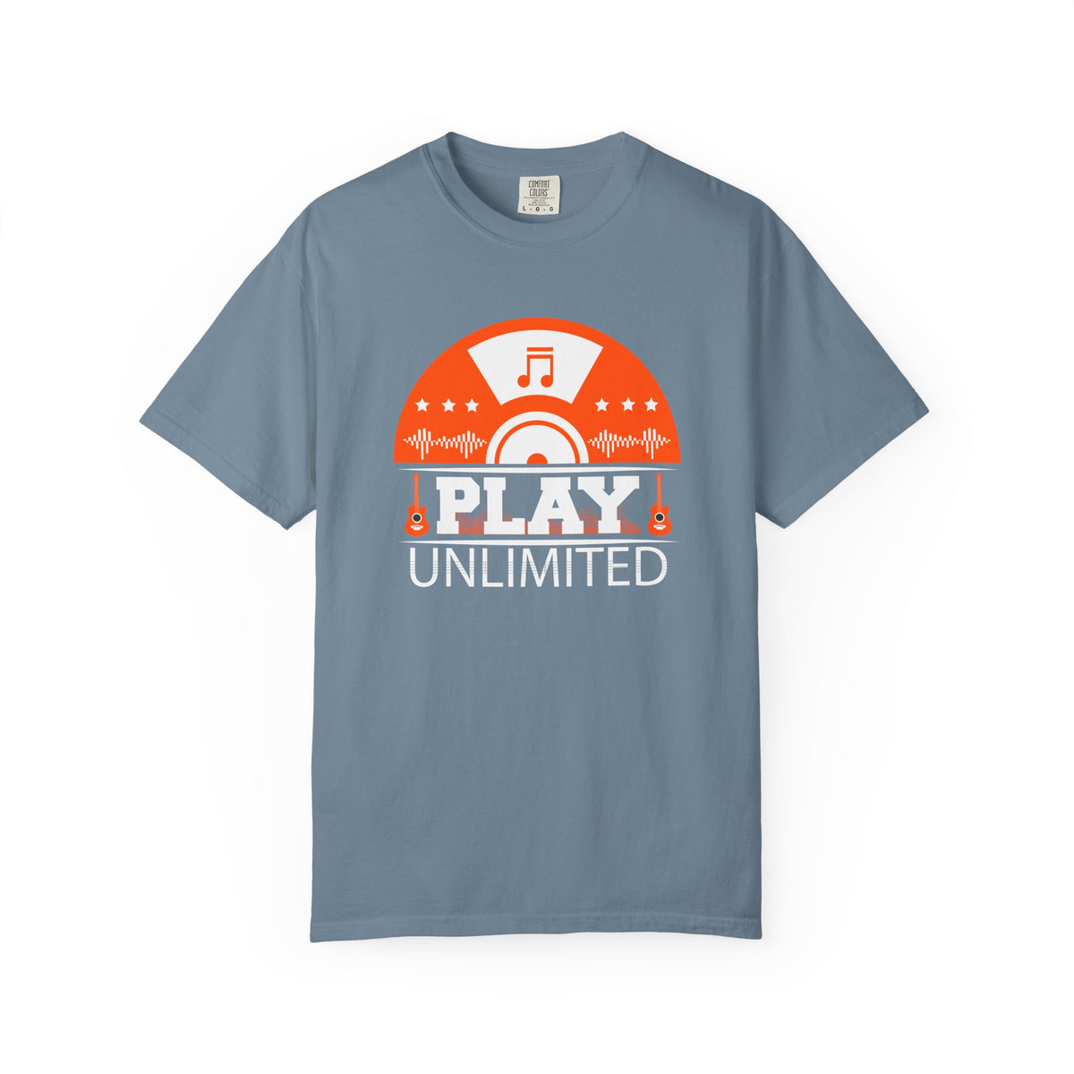 Play Unlimited music vinyl graphic T-Shirt Retro record player Unisex Cotton Tee 079