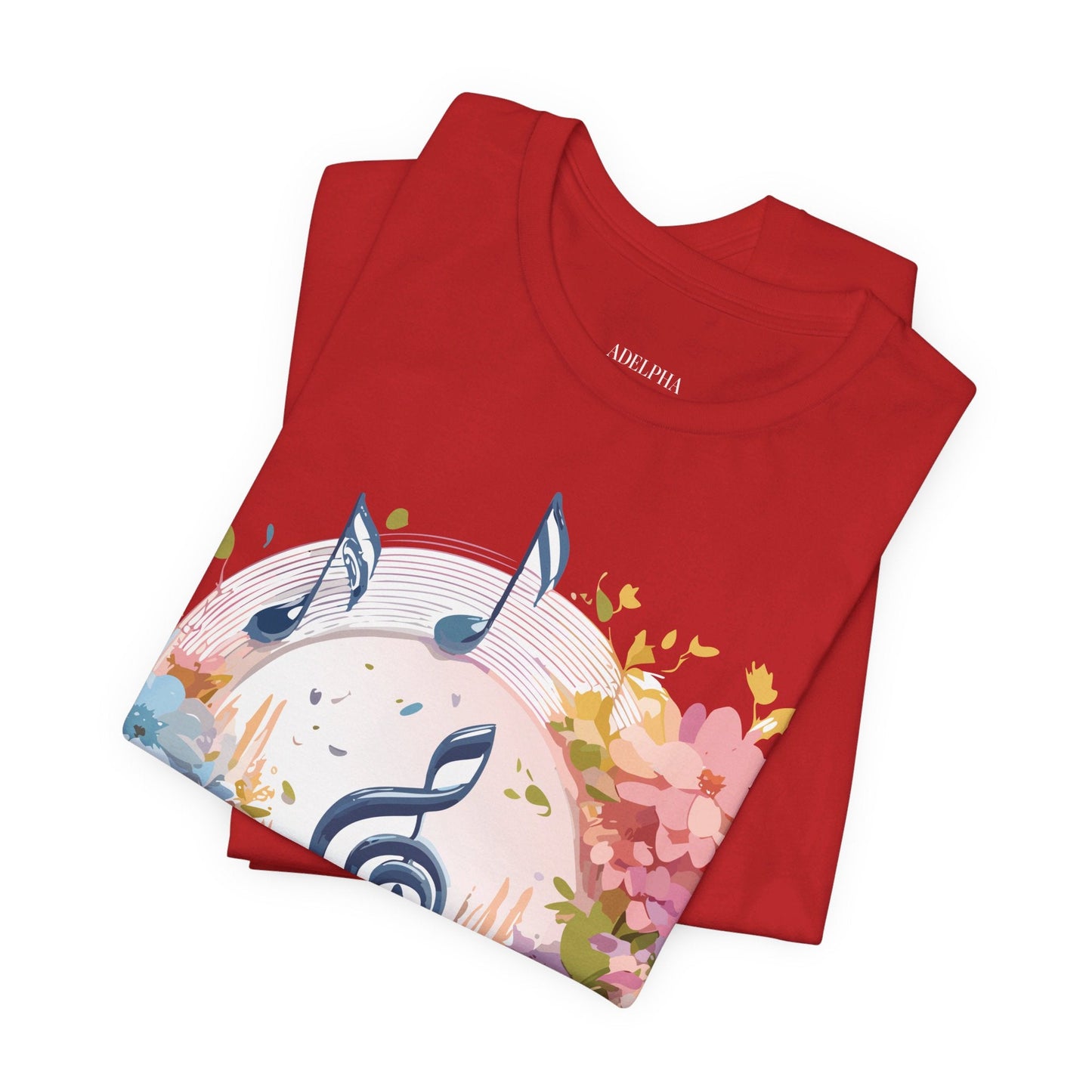 Adelpha Graphic Music T Shirt Unisex Jersey Short Sleeve Tee With Vintage Artwork