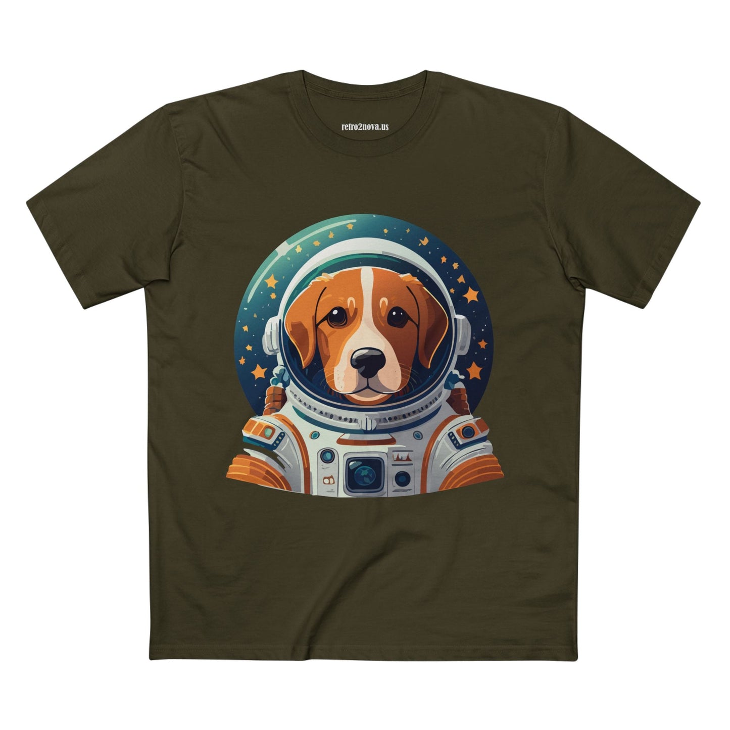 Unisex Premium Cotton Tee With Original Dog Art Shirt Design By Retro2Nova Discover Everyday Comfort And Style